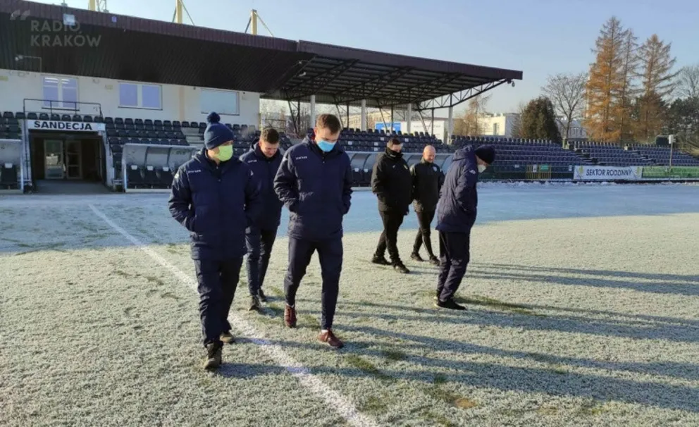 1. liga piłkarska – odwołany mecz Sandecji z Jastrzębiem