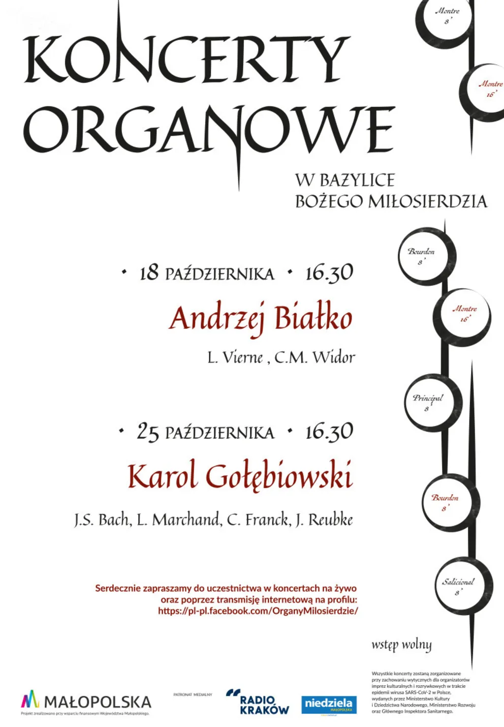Koncerty Organowe w Sanktuarium Bożego Miłosierdzia
