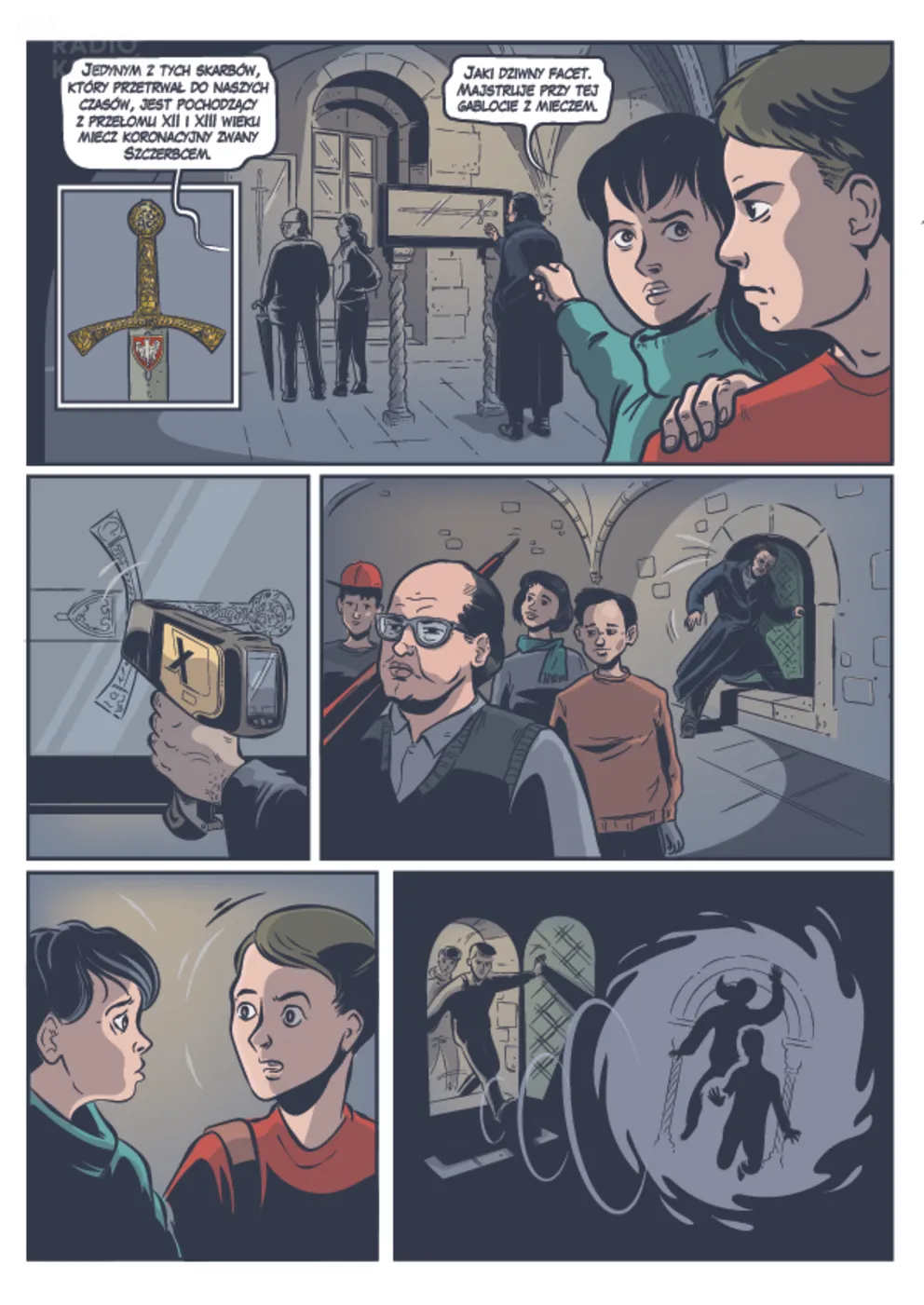 Pierwszy w historii komiks Zamku Królewskiego na Wawelu i TAURONA