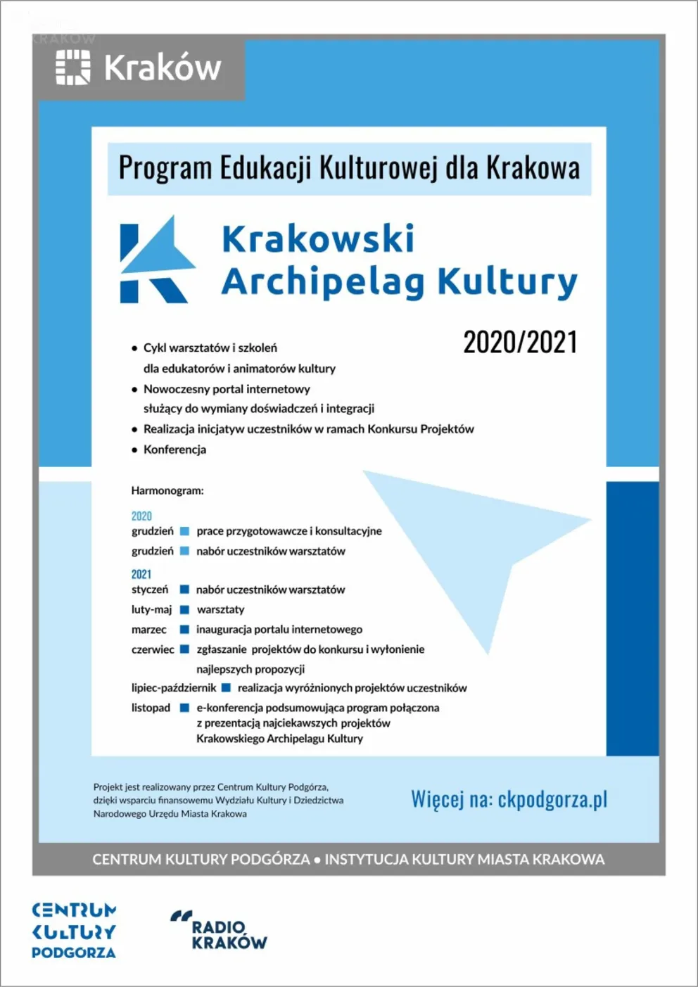 Pilotażowy Program Edukacji Kulturowej dla Krakowa „Krakowski Archipelag Kultury” 