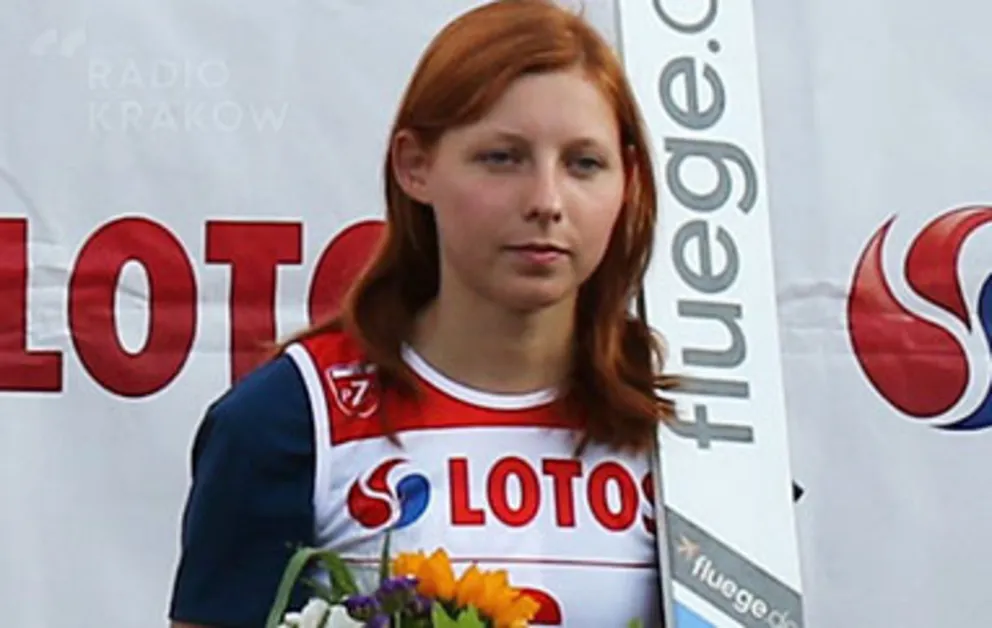 Kamila Karpiel na podium w FIS Cup 