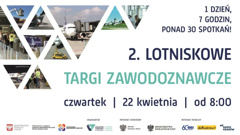 Odwiedź jedyne w Polsce Lotniskowe Targi Zawodoznawcze i poznaj kulisy pracy Kraków Airport!  