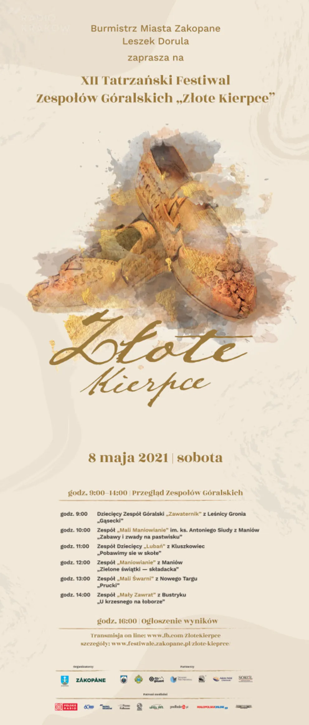 XII Tatrzański Festiwal Zespołów Góralskich „Złote kierpce”