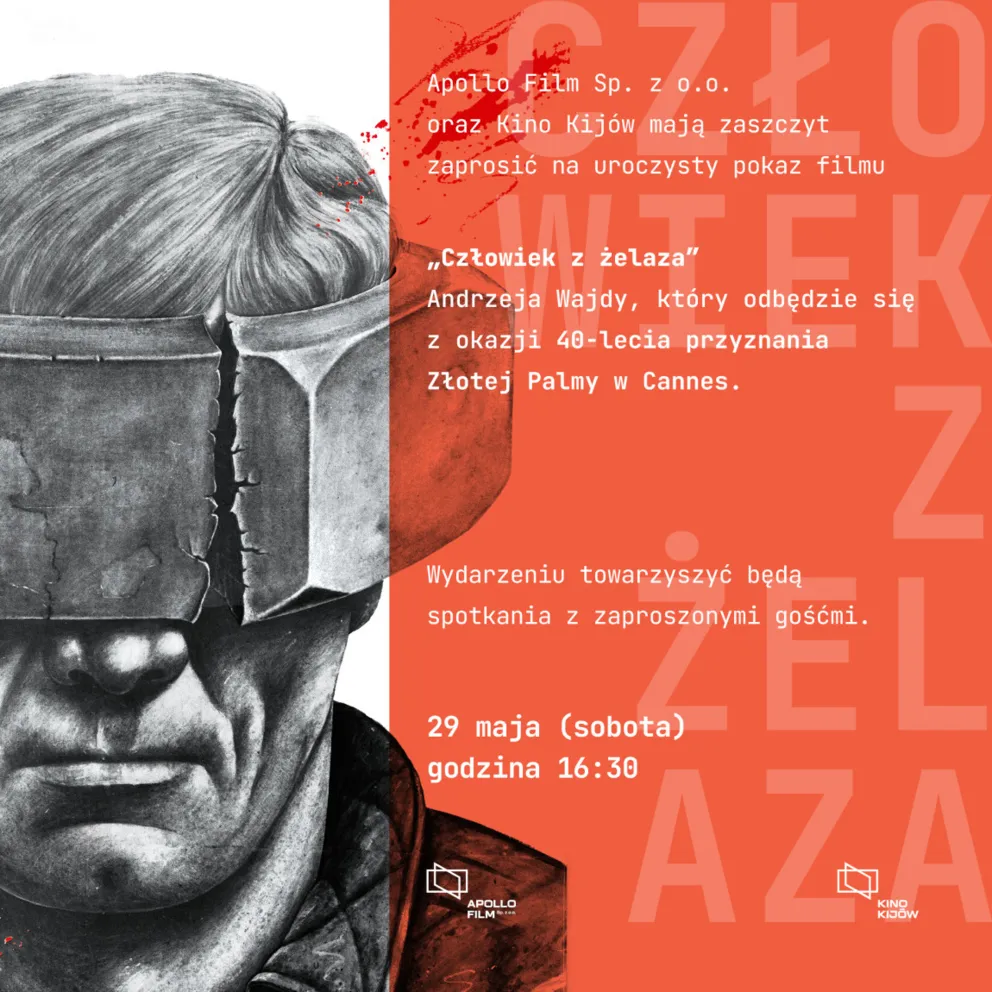 Uroczystość czterdziestej rocznicy przyznania Złotej Palmy w Cannes filmowi "Człowiek z żelaza"