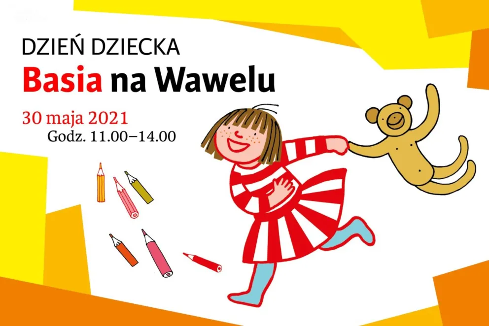 Dzień Dziecka z Basią. Znana bohaterka książek dla dzieci na Zamku Królewskim na Wawelu