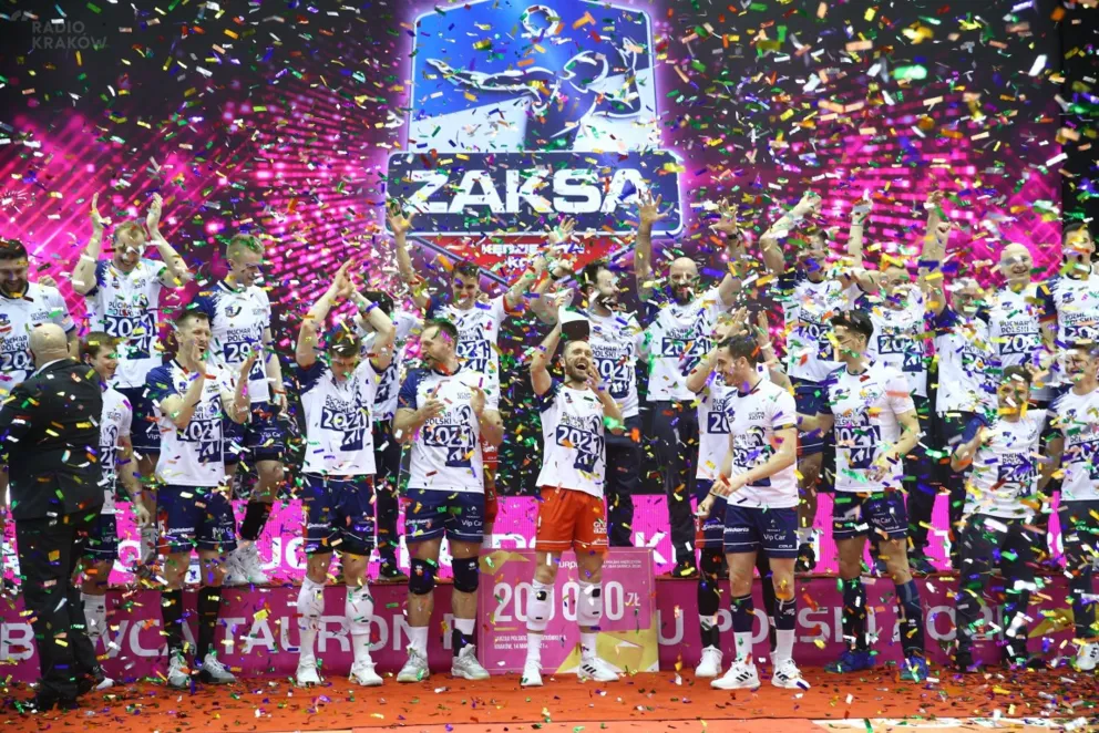 Siatkarze ZAKSY Kędzierzyn Koźle z Pucharem Polski 