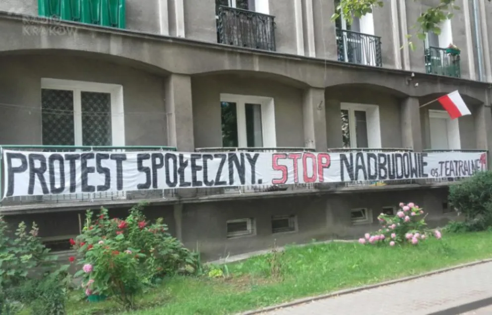 Kolejne starcie mieszkańców osiedla Teatralnego w Nowej Hucie z deweloperem