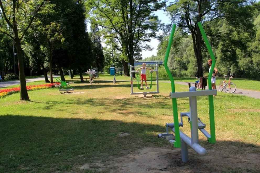 Oświęcim: Siłownia pod chmurką