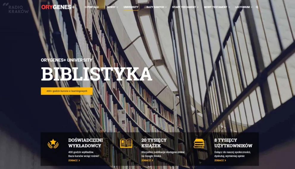 Rusza Orygenes+ University. Pierwszy taki w Europie