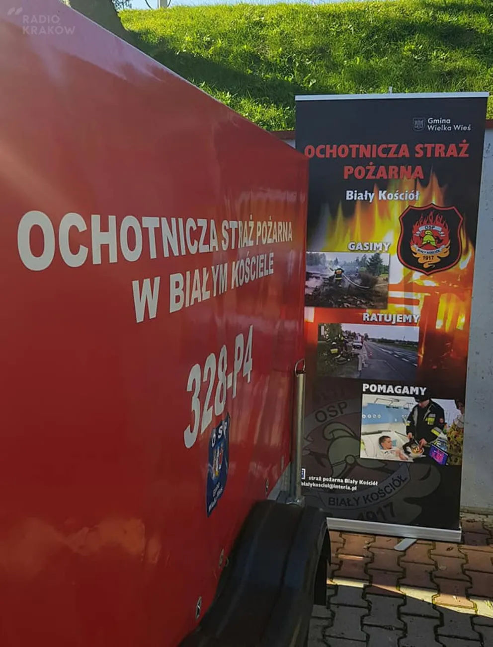 Radiostrada w remizie OSP w Białym Kościele