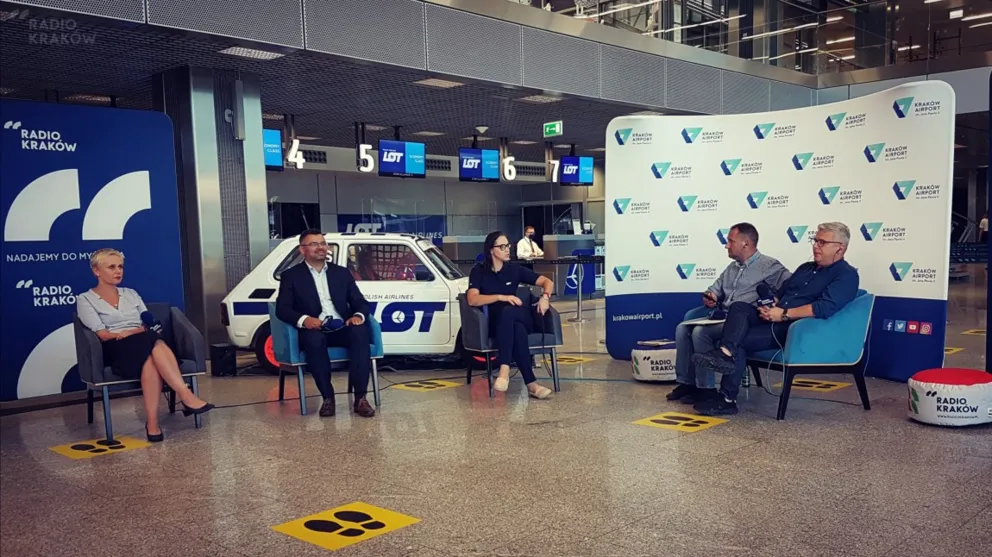 Radiostrada z portu lotniczego Krakow Airport