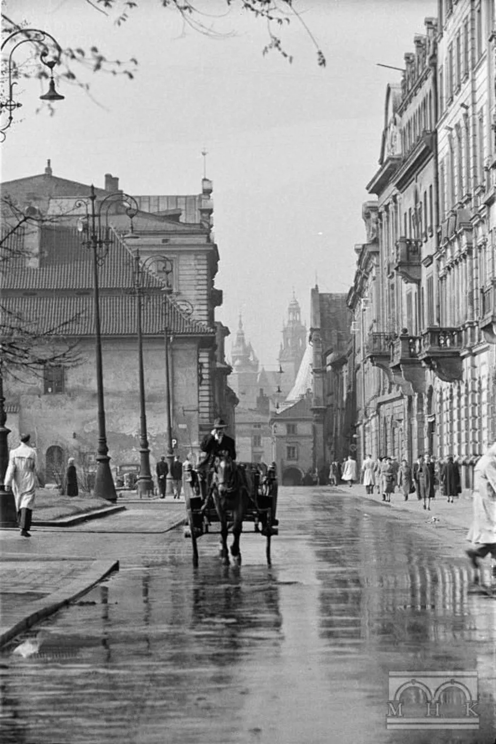 Ulica, z której widać Wawel - Szpitalna
