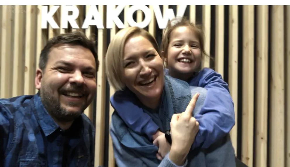 Świąteczna gwiazda w studiu Radia Kraków - Magda Steczkowska 