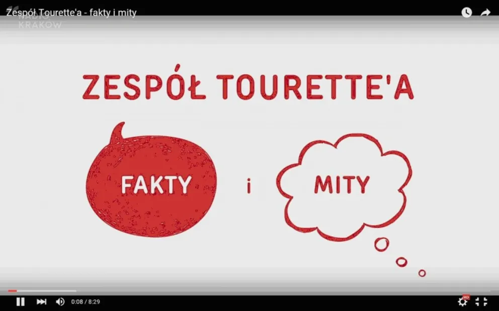 Mam Tourette'a, ale Tourette nie ma mnie
