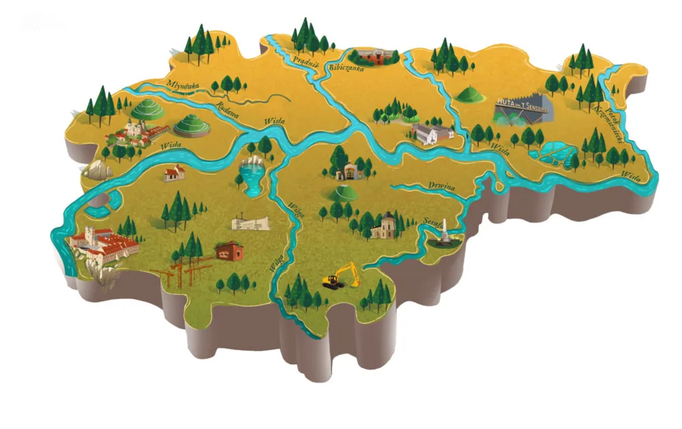 Ożywiona mapa Krakowa 