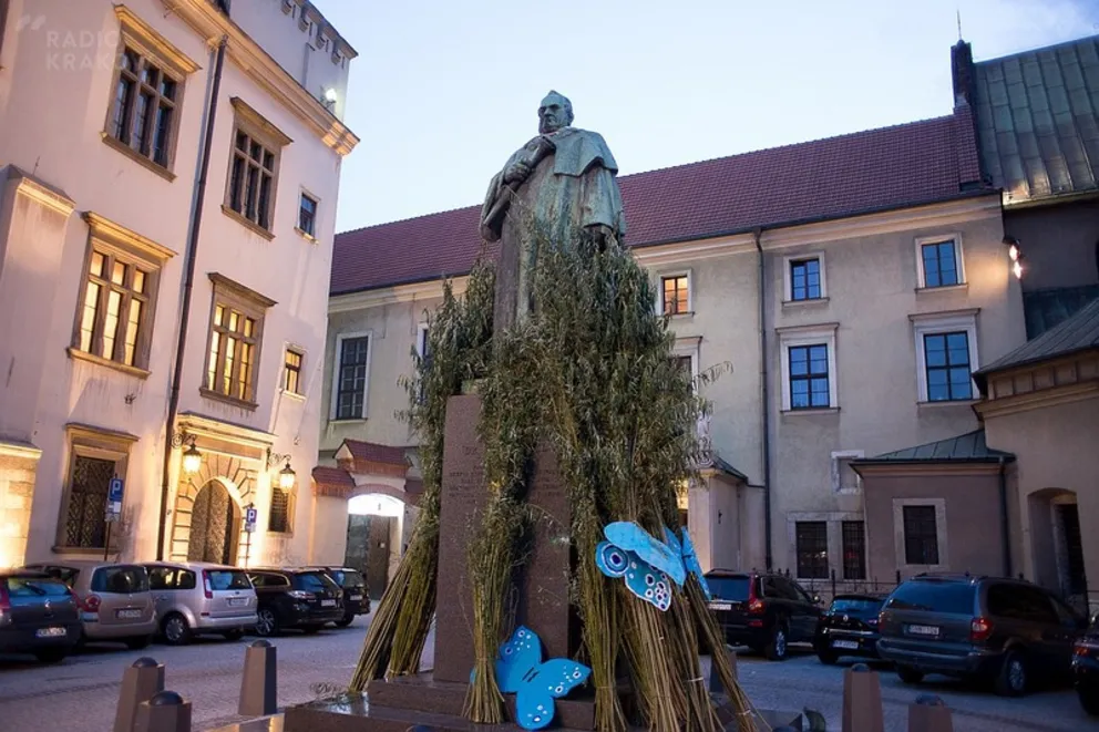 Modraszki przed Magistratem fot.Paweł Pająk