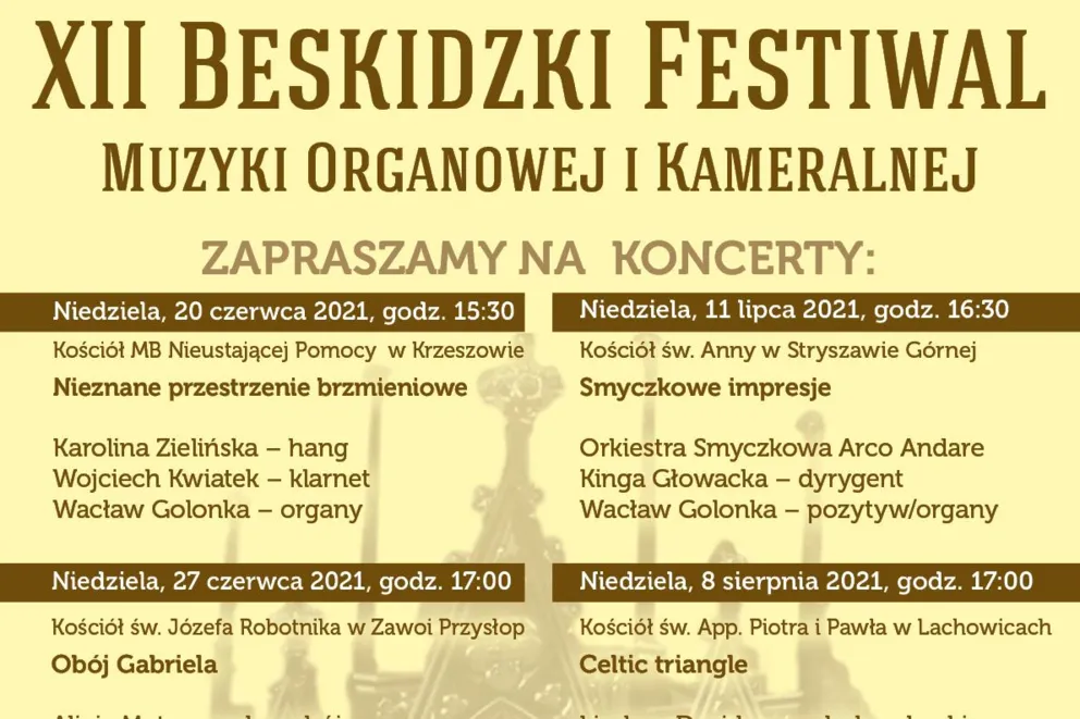 12. edycja Beskidzkiego Festiwalu Muzyki Organowej i Kameralnej
