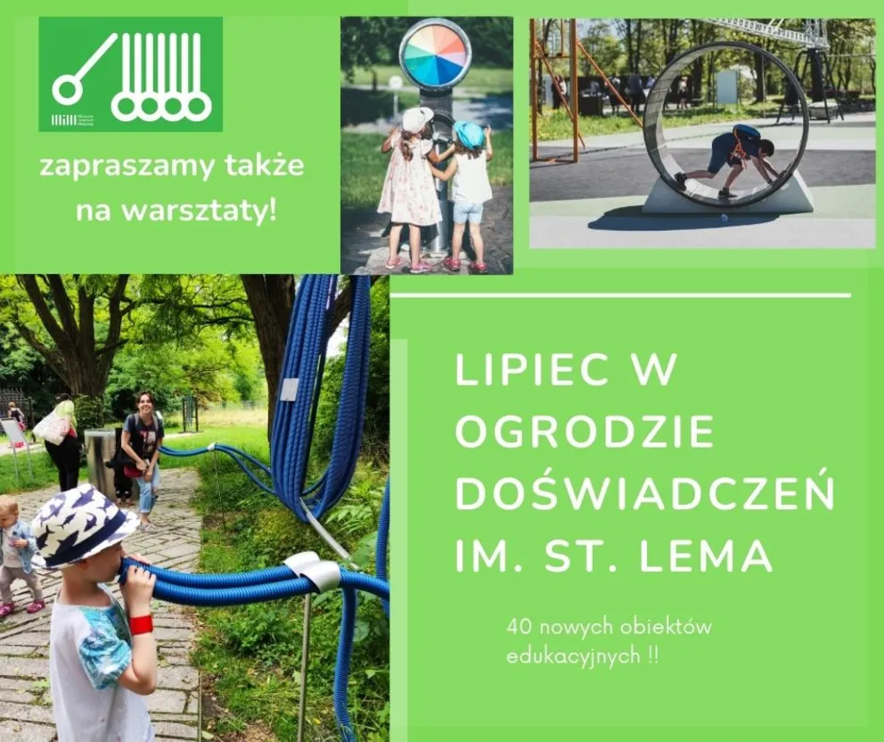 Zajęcia edukacyjne w Ogrodzie Doświadczeń - lipiec 2021 rok