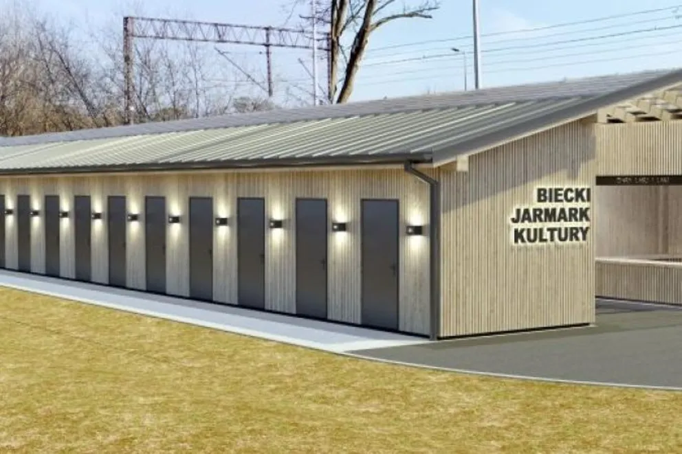 Rozpoczyna się budowa Bieckiego Jarmarku Kultury