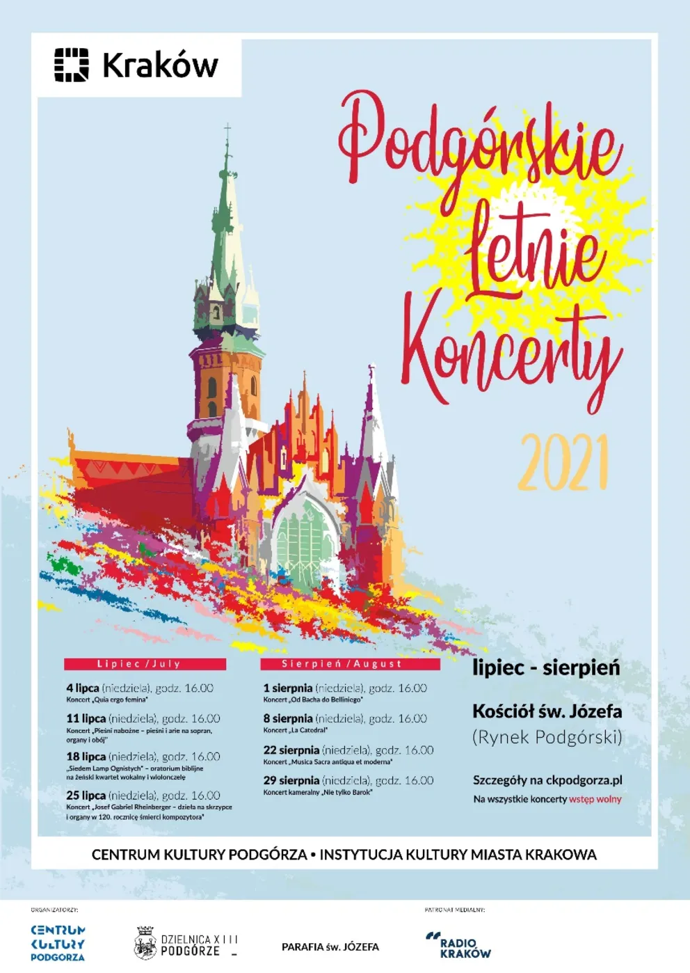 Podgórskie Letnie Koncerty 2021 - Koncert „Od Bacha do Belliniego”
