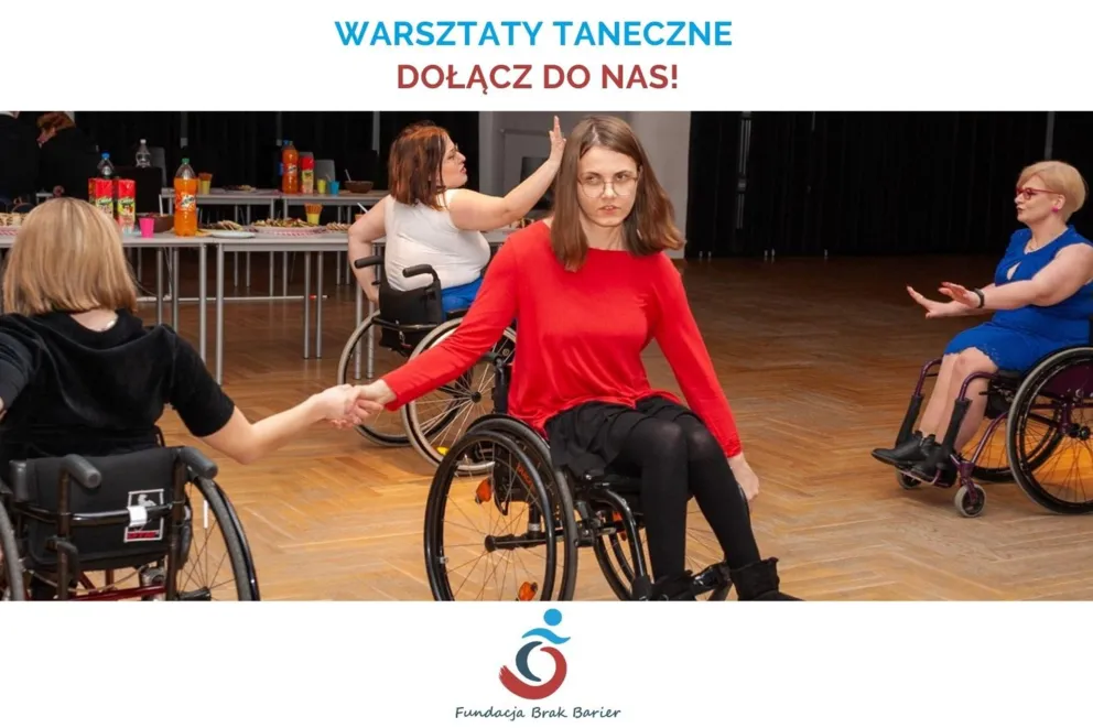 „Warsztaty taneczne dla osób poruszających się na wózku”