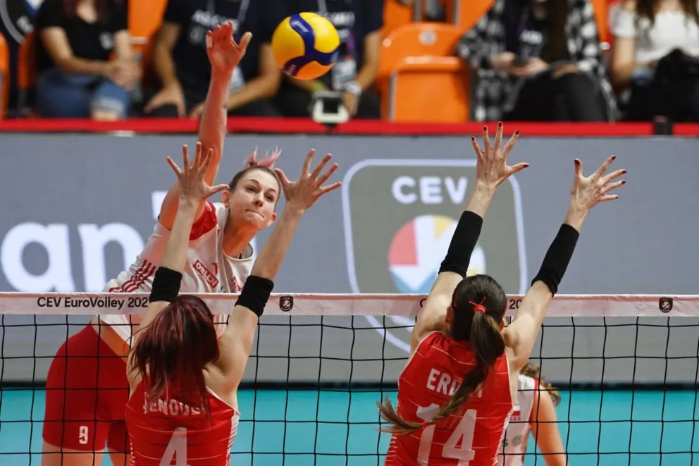 ME siatkarek - Polska - Turcja 0:3 w ćwierćfinale Mistrzostw Europy