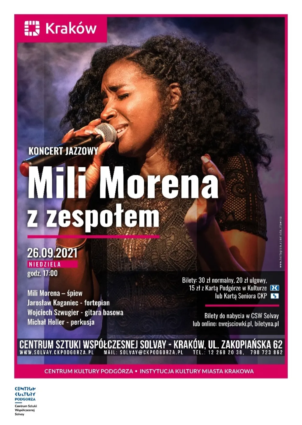 Koncert jazzowy Mili Moreno z zespołem