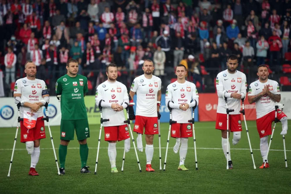 Reprezentacja Polski w półfinale mistrzostw Europy w AMP futbolu