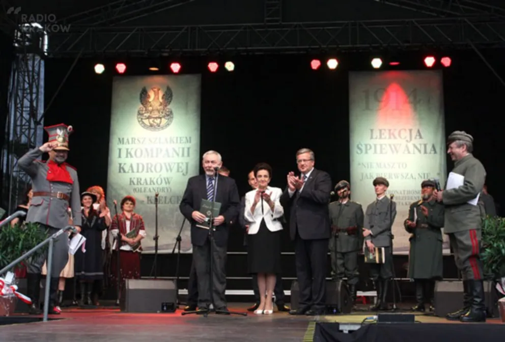Lekcja śpiewania z prezydentem Bronisławem Komorowskim, fot. Grzegorz Kozakiewicz
