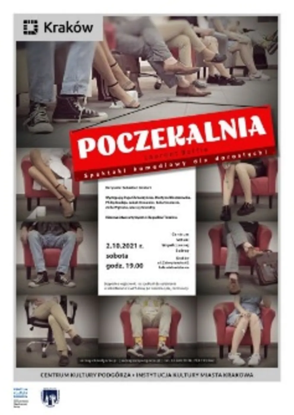 Sztuka Laurenta Baffiego „Poczekalnia”- Teatralna Scena SOLVAY