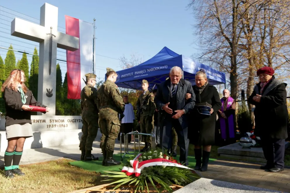 Mieczysław Zaręba spoczął w Panteonie Żołnierzy Wyklętych w Wadowicach