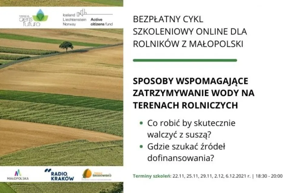 CYKL SZKOLENIOWY DLA ROLNIKÓW Z MAŁOPOLSKI