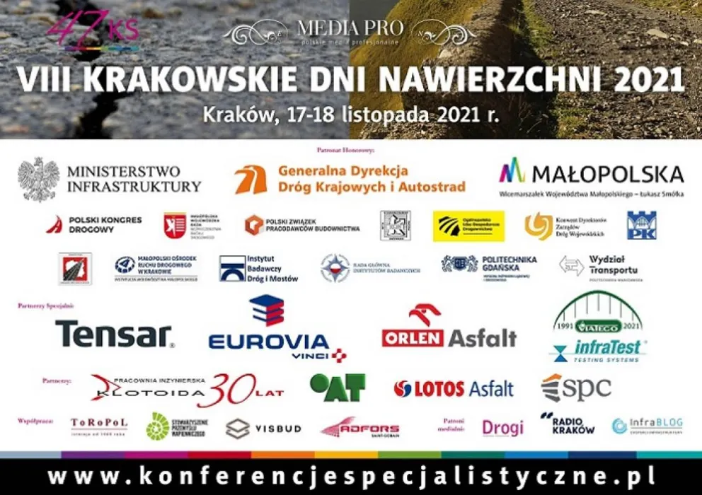  VIII KRAKOWSKIE DNI NAWIERZCHNI 2021 