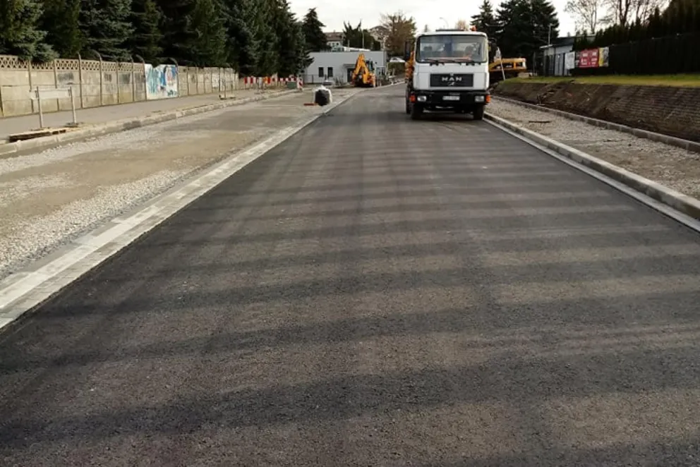 Gorlice: remont ulicy Sportowej coraz bliżej końca
