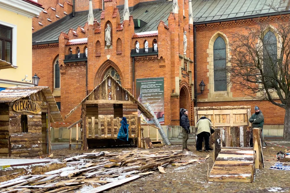 Plac przed tarnowską katedrą zamienia się w Betlejem