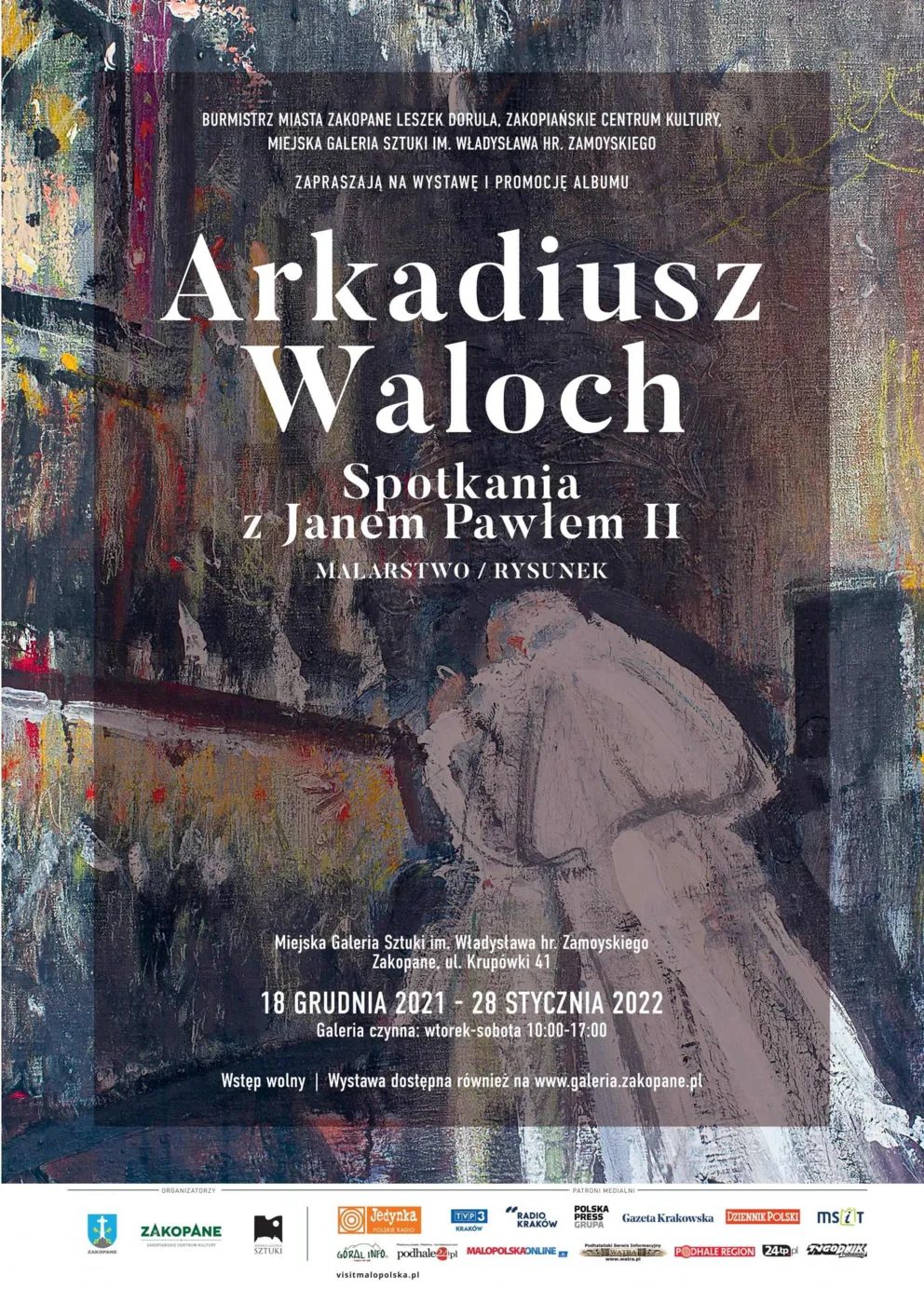 ARKADIUSZ WALOCH „SPOTKANIA Z JANEM PAWŁEM II” Rysunek, malarstwo.