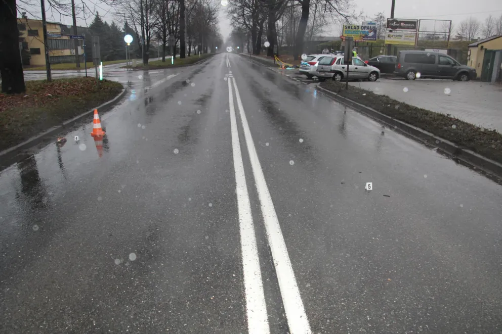 Brzeszcze: policja szuka świadków śmiertelnego wypadku