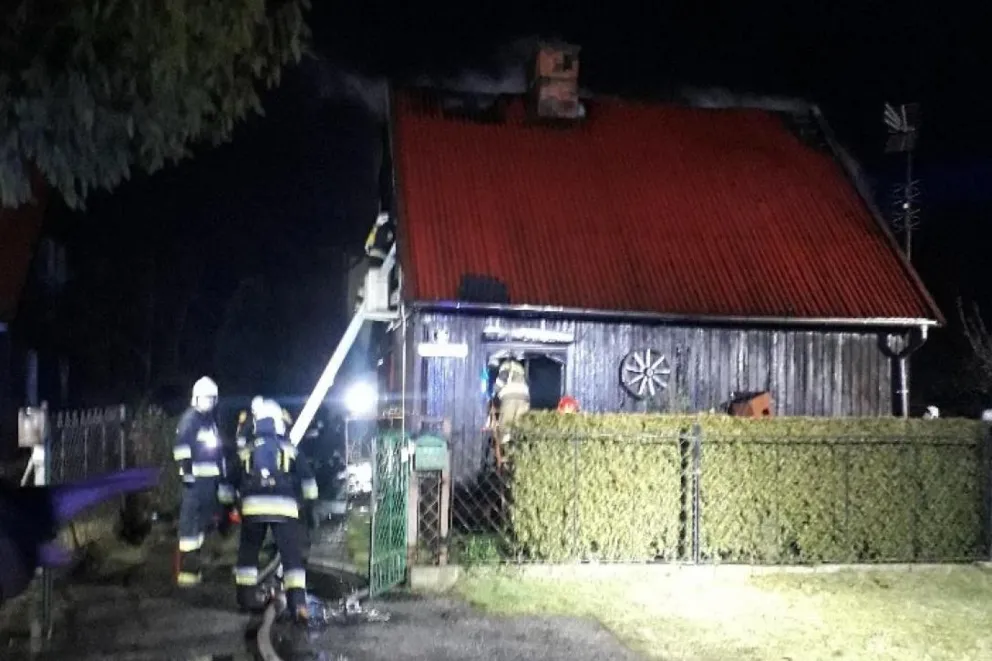 Tragiczny pożar w Brzeszczach koło Oświęcimia