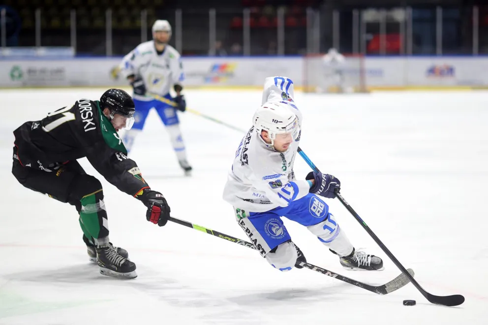 Ekstraliga hokejowa - Unia - GKS Tychy 1:0 po dogrywce