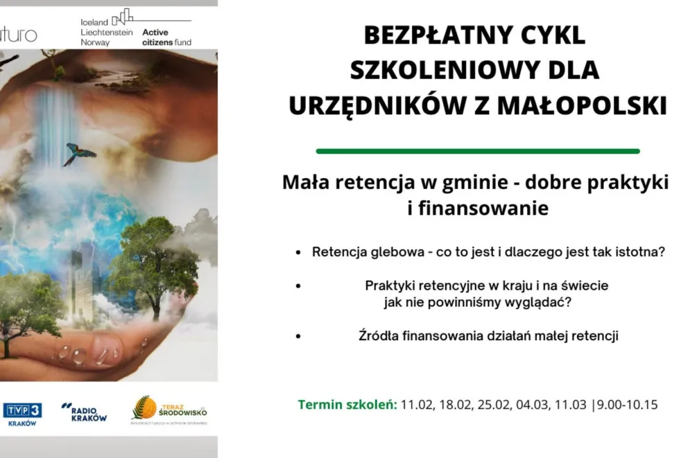 Kolejne szkolenie z cyklu ”Hydrozagadka – jak wygrać z suszą”.