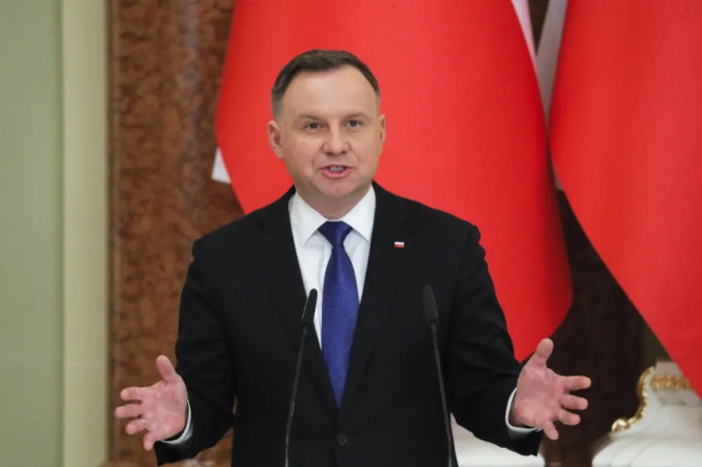 Prezydent Duda: NATO i UE odpowie na rosyjską brutalną agresję i nie pozostawi Ukrainy bez wsparcia