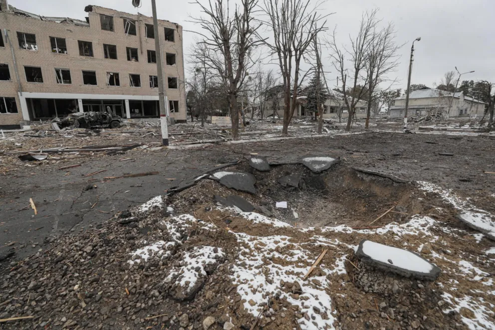 Ukraina: miasto Browary po rosyjskim nalocie