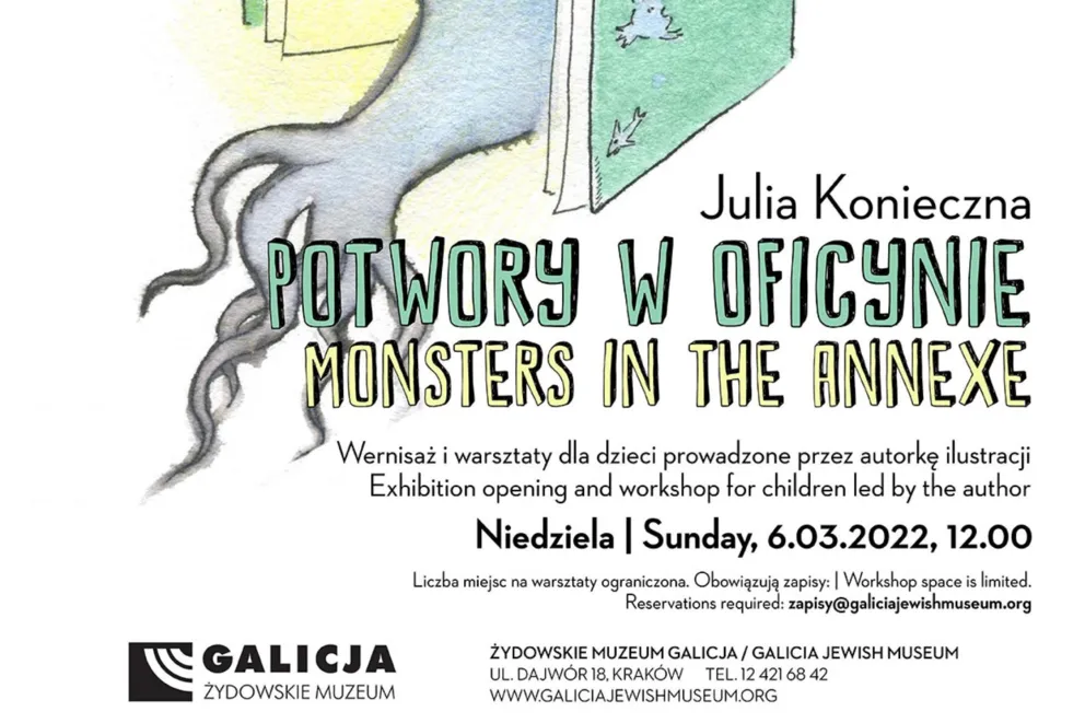 „Potwory w Oficynie” – wystawa ilustracji Julii Koniecznej