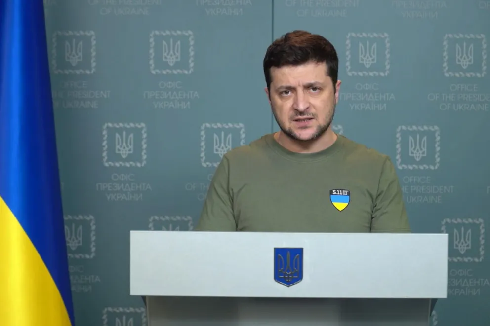 Zełenski: jestem w Kijowie, nigdzie nie wyjechałem