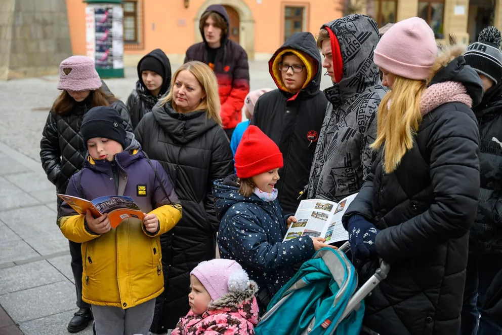 Ukraińscy uchodźcy poznają Tarnów