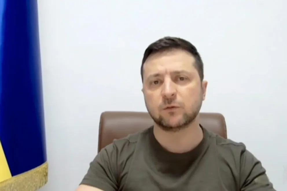 Zełenski do Izby Gmin: Ukraina się nie podda i nie przegra 