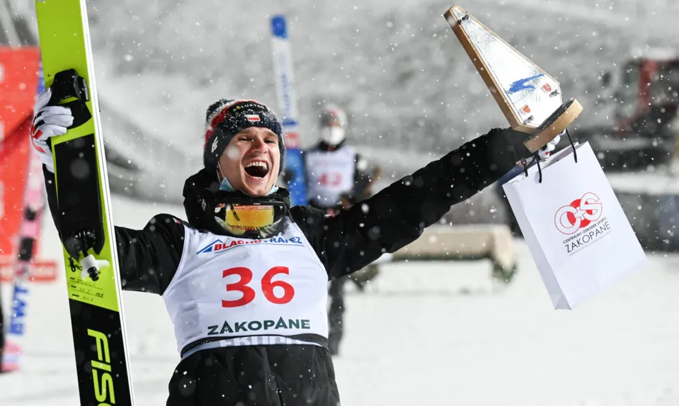 PK w skokach narciarskich - niedziela dla Andrzeja Stękały, cały cykl dla Lacknera