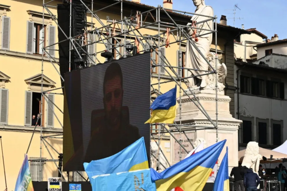 Zełenski ponownie zaapelował o zamknięcie przestrzeni powietrznej nad Ukrainą