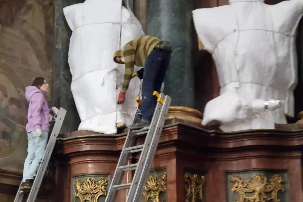 Ukraina: trwa zabezpieczanie zabytków i dzieł sztuki [ROZMOWA]
