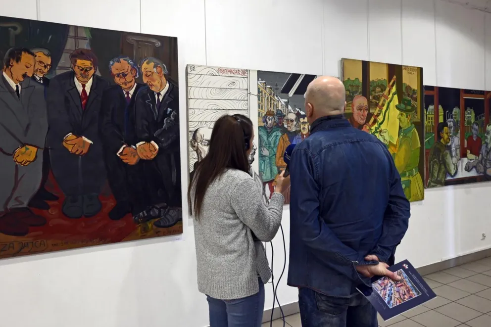 Wystawa Edwarda Dwurnika  w Galerii Sztuki Współczesnej BWA w Olkuszu